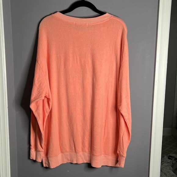 Wildfox Pink Long Sleeve Crewneck Sweatshirt Rose All Day Graphic Size XS - Picture 6 of 9